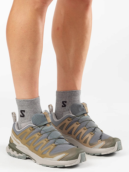 Кроссовки мужские Salomon Xa Pro 3D V9 Sedona Sage/Plantation/Paloma - Фото 4 большая