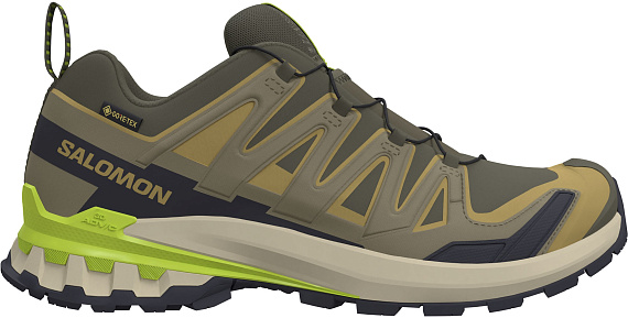 Кроссовки мужские Salomon Xa Pro 3D V9 Gtx Grape Leaf/Aloe/Acid Lime - Фото 1 большая