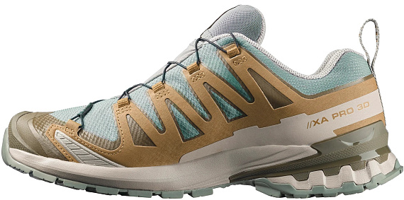 Кроссовки мужские Salomon Xa Pro 3D V9 Gtx Sedona Sage/Plantation/Paloma - Фото 3 большая