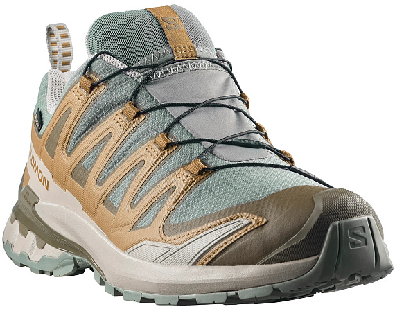 Кроссовки мужские Salomon Xa Pro 3D V9 Gtx Sedona Sage/Plantation/Paloma - Фото 5 большая