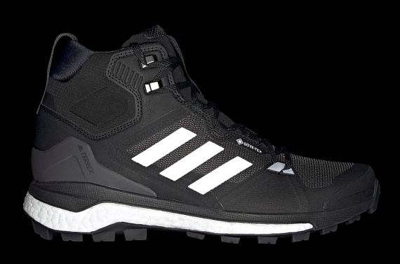 Кроссовки мужские Adidas Terrex Skychaser 2 Mid Gtx Core Black/Halo Silver/Dgh Solid Grey - Фото 7 большая