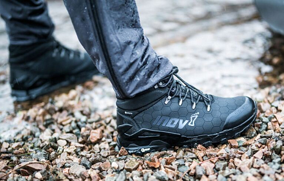 Кроссовки мужские Inov-8 Roclite Pro G 400 Gtx Black - Фото 7 большая