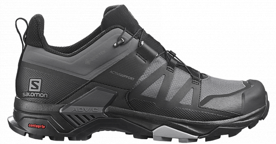 Кроссовки мужские Salomon X Ultra 4 Gtx Magnet/Black/Monument - Фото 1 большая