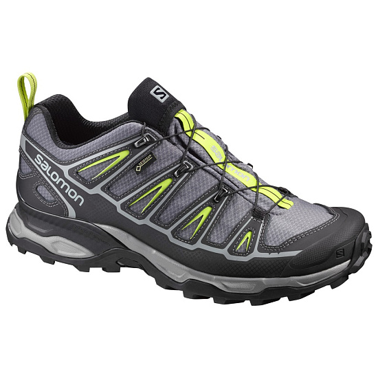 Кроссовки Salomon X-Ultra 2 GTX Quiet Shad/BK/LIM - Фото 1 большая