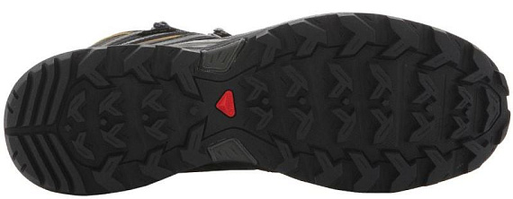 Кроссовки мужские Salomon X Ultra 3 Mid GTX Castor Gray/Black/Green Sulphur - Фото 9 большая