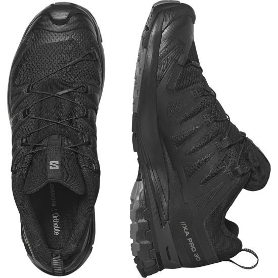 Кроссовки мужские Salomon Xa Pro 3D V9 Black/Phantom/Pewter - Фото 5 большая