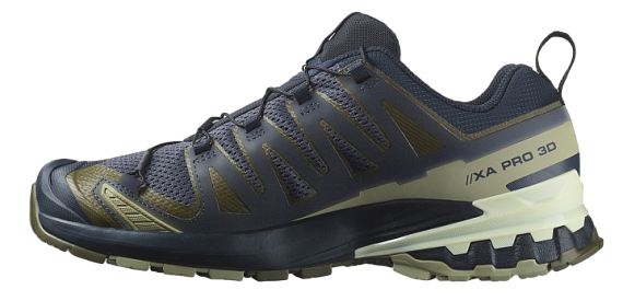 Кроссовки мужские Salomon Xa Pro 3D V9 India Ink/Olive Night/Aloe Wash - Фото 5 большая
