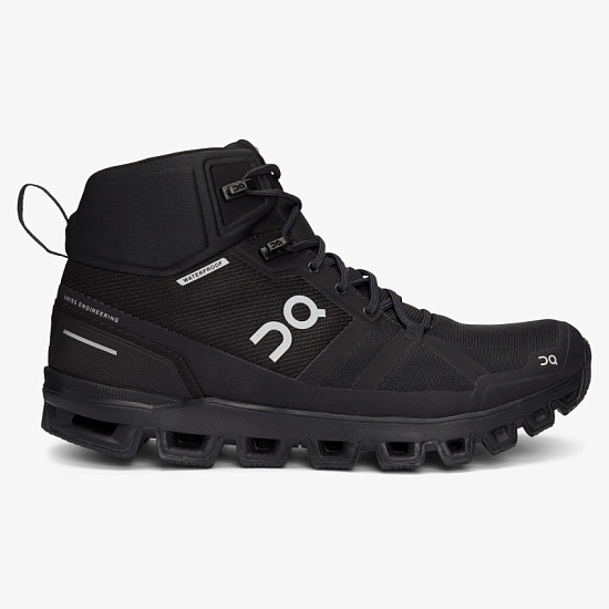 Кроссовки мужские On Cloudrock Waterproof All Black - Фото 3 большая