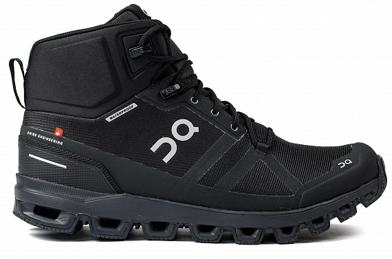 Кроссовки мужские On Cloudrock Waterproof All Black - Фото 1 большая
