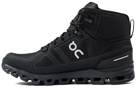 Кроссовки мужские On Cloudrock Waterproof All Black - Фото 7 большая