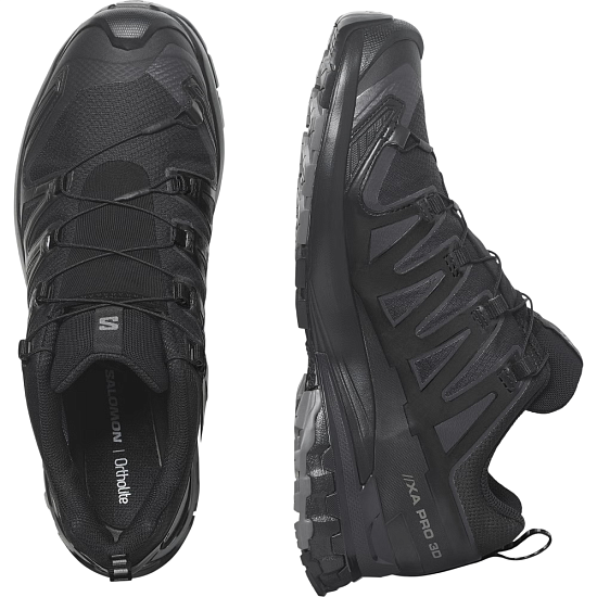 Кроссовки мужские Salomon Xa Pro 3D V9 Gtx Black/Phantom/Pewter - Фото 6 большая