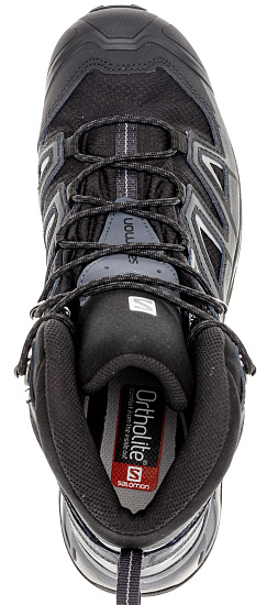 Кроссовки мужские Salomon X Ultra Mid 3 GTX Bk/India Ink - Фото 4 большая