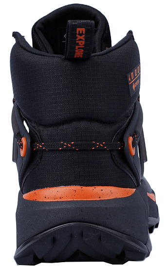 Кроссовки мужские Puma Explore Nitro Mid Gtx Black/Gray/Flame Flicker - Фото 3 большая