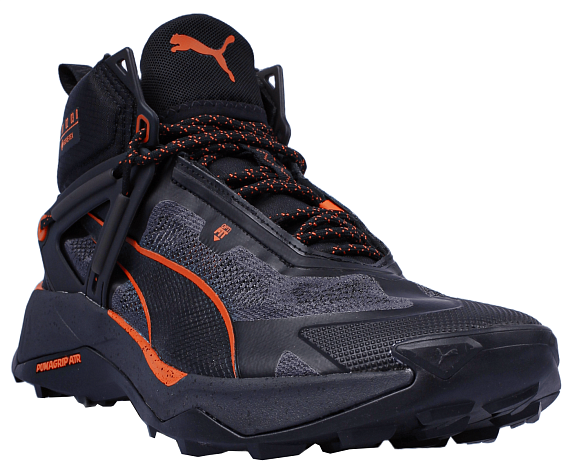 Кроссовки мужские Puma Explore Nitro Mid Gtx Black/Gray/Flame Flicker - Фото 6 большая