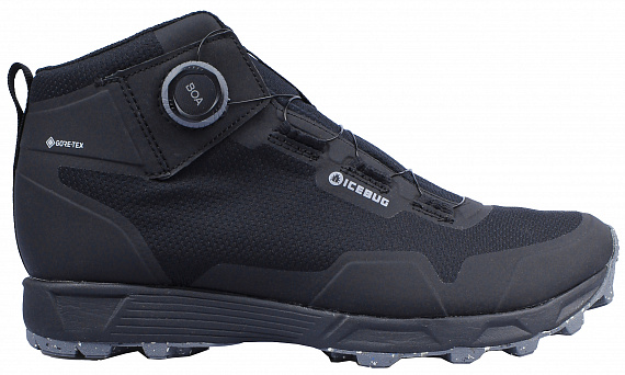 Кроссовки мужские Icebug Rover Mid RB9X Gtx Black/SlateGrey - Фото 1 большая