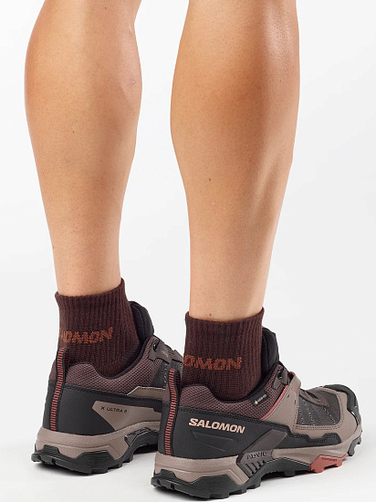 Кроссовки мужские Salomon X Ultra 5 Gtx Black Coffee/Walnut/Arabian Spice - Фото 4 большая