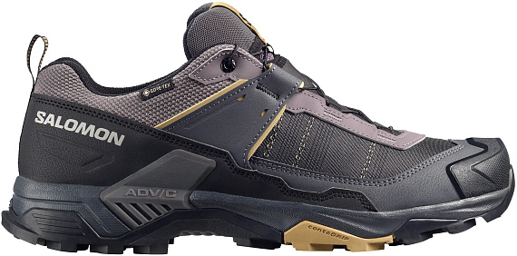 Кроссовки мужские Salomon X Ultra 5 Gtx Dark Gull Gray/Asphalt/Willow - Фото 1 большая