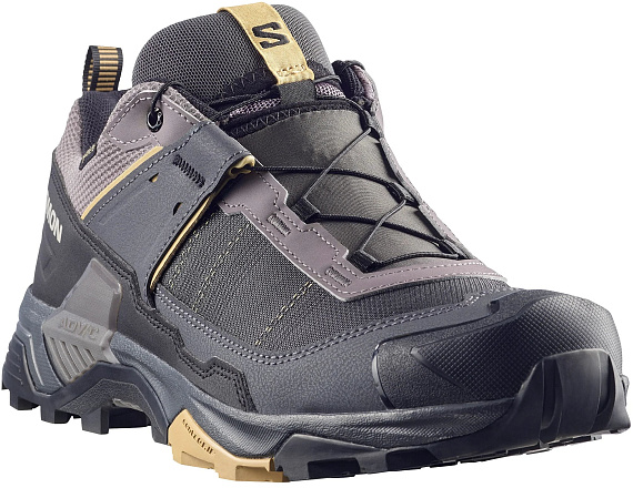 Кроссовки мужские Salomon X Ultra 5 Gtx Dark Gull Gray/Asphalt/Willow - Фото 5 большая
