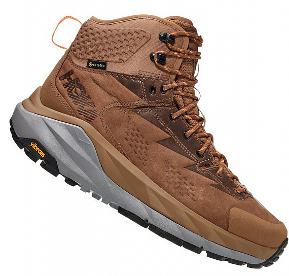 Кроссовки мужские Hoka Kaha GTX Otter/Persimmon Orange - Фото 1 большая