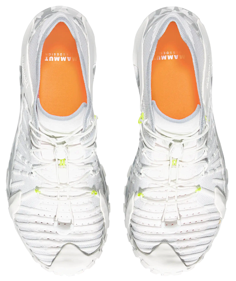 Кроссовки мужские Mammut Hueco Knit II Low White/White - Фото 4 большая