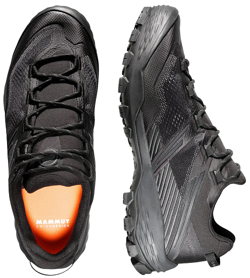 Кроссовки мужские Mammut Ducan II Low Gtx Black - Фото 4 большая