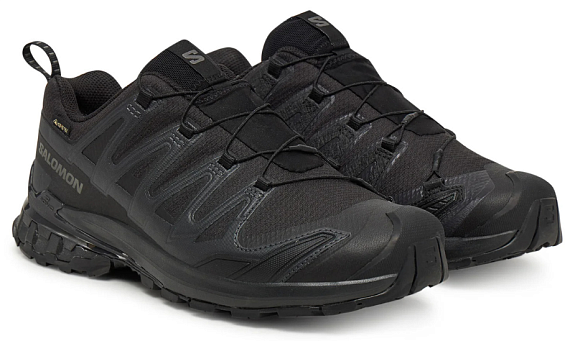 Кроссовки мужские Salomon Xa Pro 3D V9 Wide Gtx Black/Phantom/Pewter - Фото 4 большая