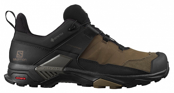 Кроссовки мужские Salomon X Ultra 4 LTR Gtx Desert Pa/Black/Kangaroo - Фото 1 большая