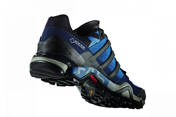 Кроссовки мужские Adidas Terrex Fast R GTX Tech Steel/Core Black/Collegiate Navy - Фото 2 большая