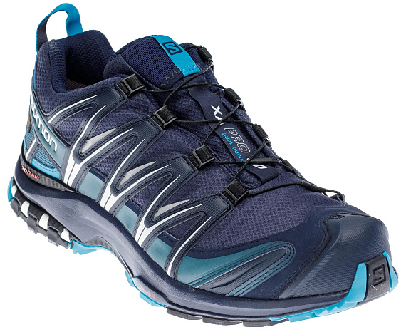 Кроссовки Salomon Xa Pro 3D GTX Navy Blaze/Hawa - Фото 4 большая