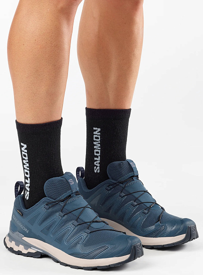 Кроссовки мужские Salomon Xa Pro 3D V9 Gtx Spellbound/Grisaille/Maritime Blue - Фото 5 большая