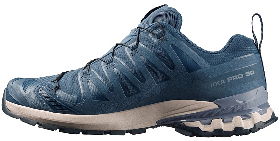 Кроссовки мужские Salomon Xa Pro 3D V9 Gtx Spellbound/Grisaille/Maritime Blue - Фото 6 большая