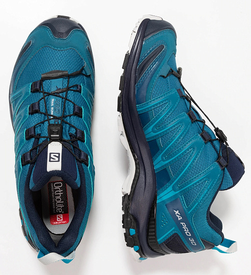 Кроссовки мужские Salomon XA Pro 3D GTX Lyons /Navy Blaz - Фото 5 большая