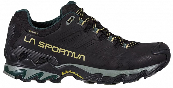 Кроссовки мужские La Sportiva Ultra Raptor II Leather Wide GTX Black/Cedar - Фото 1 большая