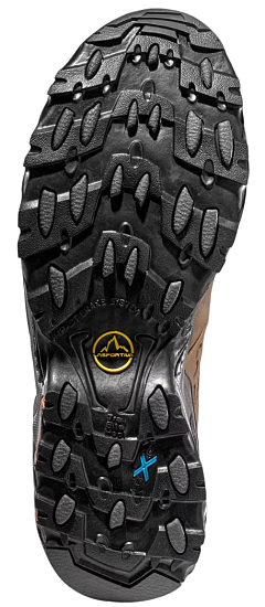 Кроссовки мужские La Sportiva Ultra Raptor II Leather GTX Coffee/Hawaiian Sun - Фото 3 большая