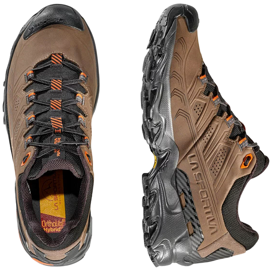 Кроссовки мужские La Sportiva Ultra Raptor II Leather GTX Coffee/Hawaiian Sun - Фото 4 большая