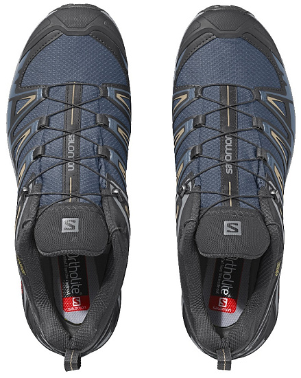 Кроссовки мужские Salomon X Ultra 3 GTX Dark Denim/Copen - Фото 3 большая