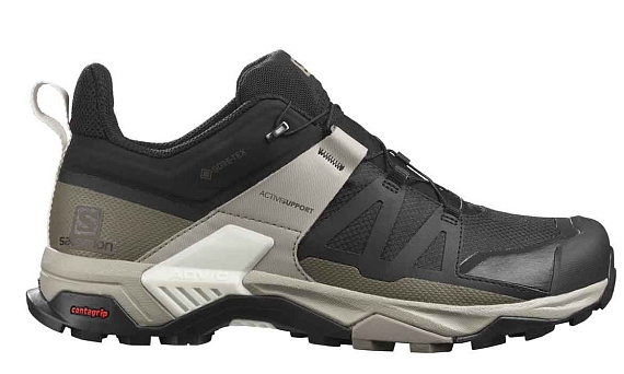 Кроссовки мужские Salomon X Ultra 4 GTX Black/Vinkak/Van - Фото 2 большая