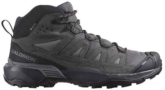 Кроссовки мужские Salomon X Ultra 360 Ltr Mid Gtx Castlerock/Asphalt/Kelp - Фото 1 большая