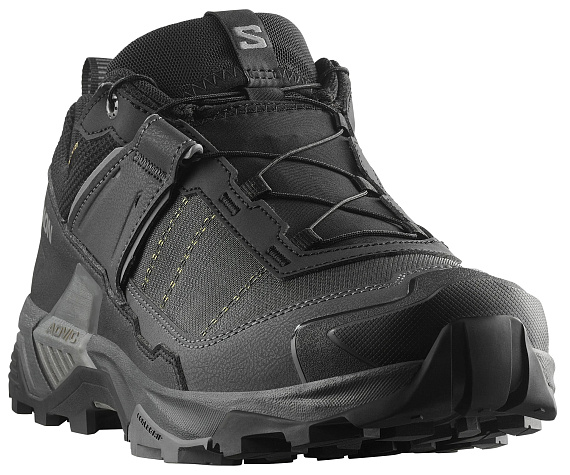 Кроссовки мужские Salomon X Ultra 5 Wide Gtx Black/Asphalt/Castlerock - Фото 4 большая
