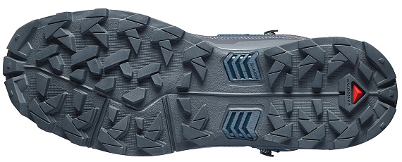 Кроссовки мужские Salomon X Ultra 5 Mid Gtx Spellbound/Asphalt/Black - Фото 7 большая