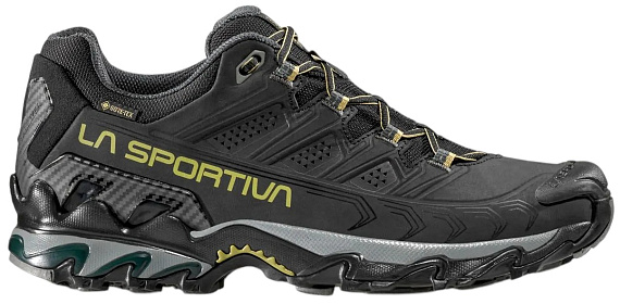 Кроссовки мужские La Sportiva Ultra Raptor II Leather Wide Gtx Black/Cedar - Фото 1 большая