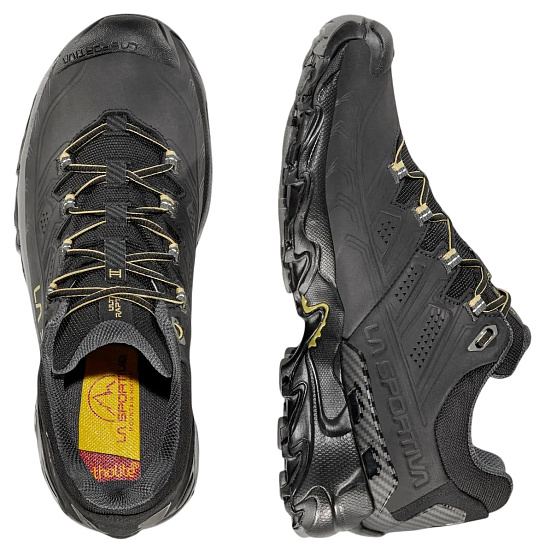 Кроссовки мужские La Sportiva Ultra Raptor II Leather Wide Gtx Black/Cedar - Фото 4 большая