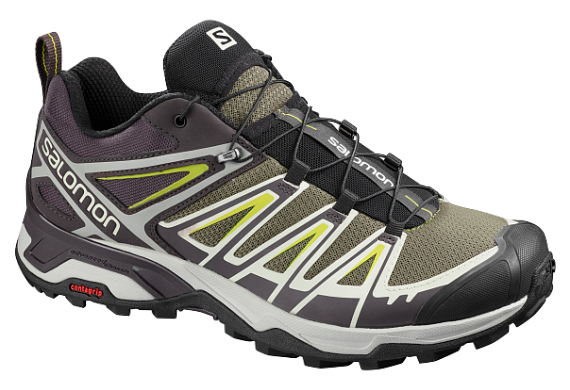 Кроссовки мужские Salomon X Ultra 3 Burnt Olive/Shale - Фото 1 большая