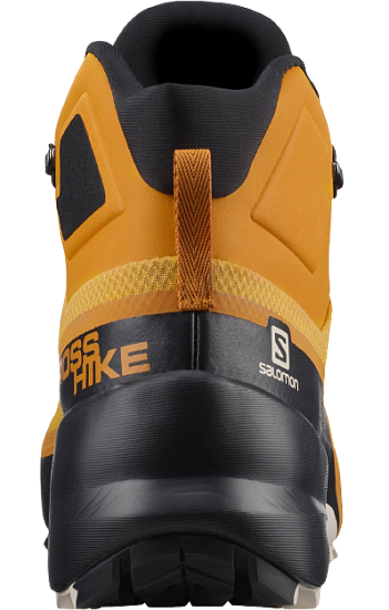 Кроссовки мужские Salomon Cross Hike Mid GTX Autumn Blaze/Black/Rainy Day - Фото 3 большая