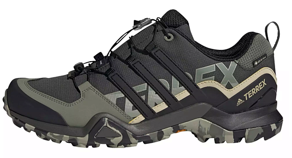 Кроссовки мужские Adidas Terrex Swift R2 Gtx Legend Earth/Core Black/Feather Grey - Фото 6 большая