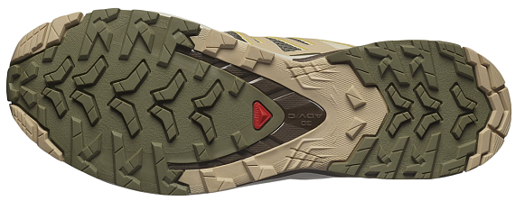 Кроссовки мужские Salomon Xa Pro 3D V9 Deep Lichen Green/Safari/Dark Earth - Фото 4 большая