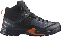 Кроссовки мужские Salomon X Ultra Alpine Mid Gtx Blue Nights/Black/Red Orange