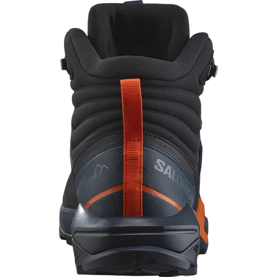 Кроссовки мужские Salomon X Ultra Alpine Mid Gtx Blue Nights/Black/Red Orange - Фото 2 большая