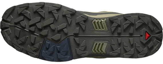 Кроссовки мужские Salomon X Ultra 5 Gtx Martini Olive/Gray Green/Blue Night - Фото 2 большая