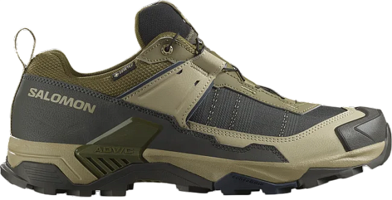 Кроссовки мужские Salomon X Ultra 5 Gtx Martini Olive/Gray Green/Blue Night - Фото 1 большая